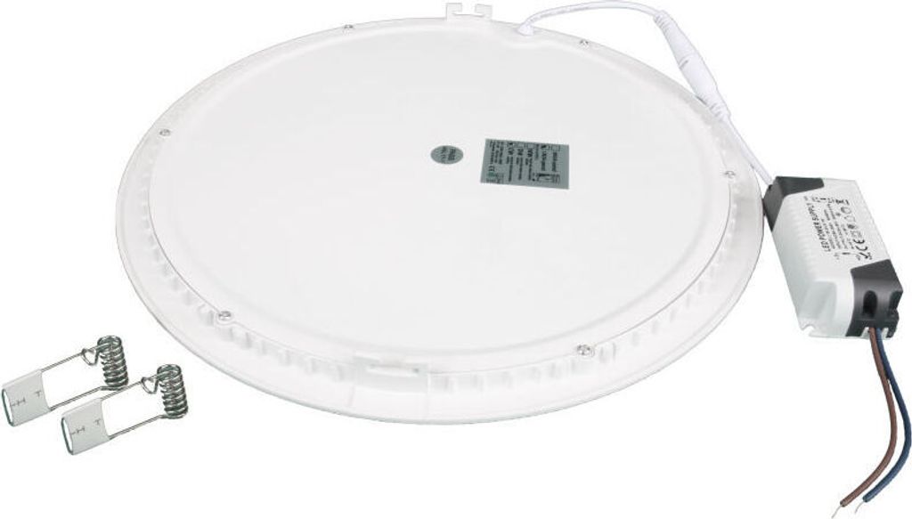 LED Solution Bílý vestavný LED panel kulatý 300mm 24W Barva Obrázek produktu 3