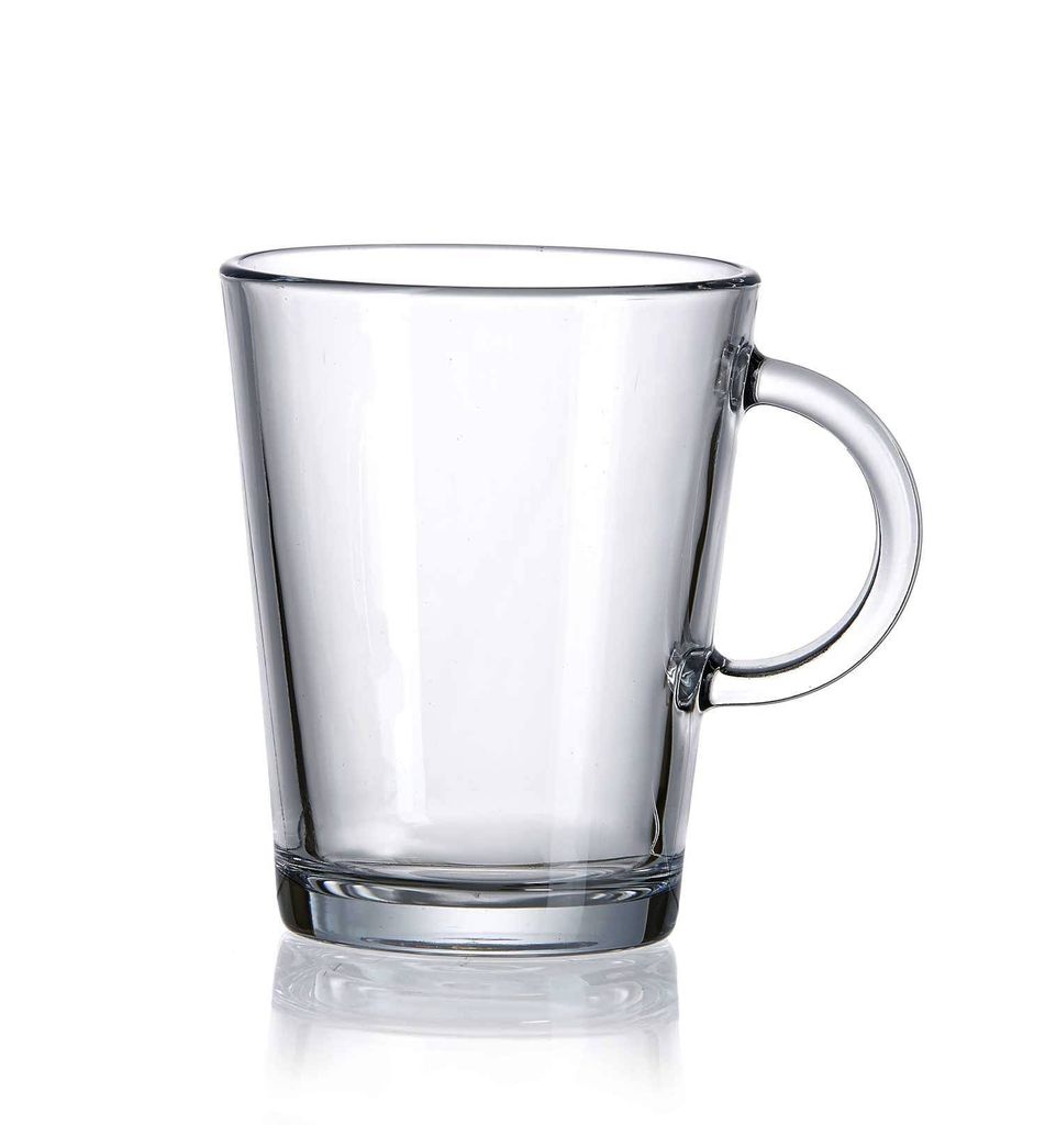 Ritzenhoff & Breker Arco Henkelbecher, Teebecher, Teetasse, Tee Becher, Kaffeetasse, Teeglas, 380 ml, 138184