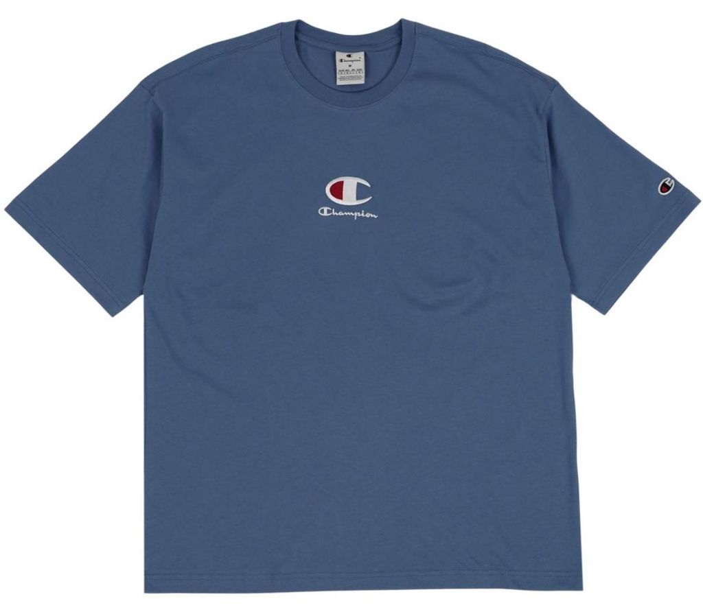 Champion - T-Shirt für Herren, Rundhalsausschnitt PP9304 (S) (Blau)
