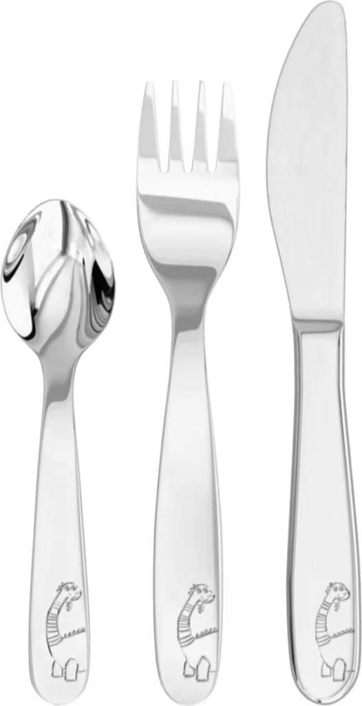 Regalo Bimbo HABA Posate Dino 2012819005 Acciaio Inox di Qualità