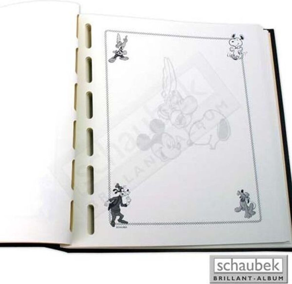 Schaubek Blankoblätter Comics - Packung mit 20 Blatt