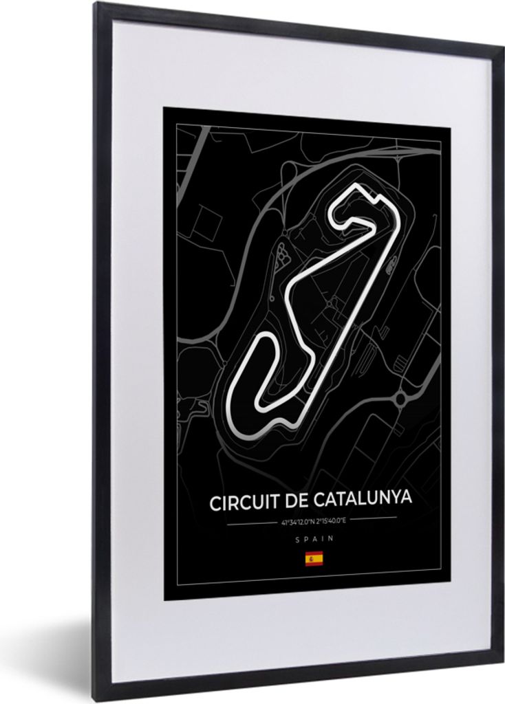 MuchoWow® Gerahmtes Poster F1 - Rennstrecke - Circuit de Produktbild 