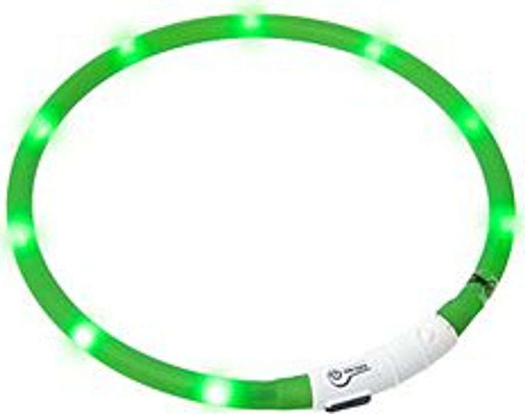 Obojek USB Visio Light 70cm zelený KAR Obrázek produktu