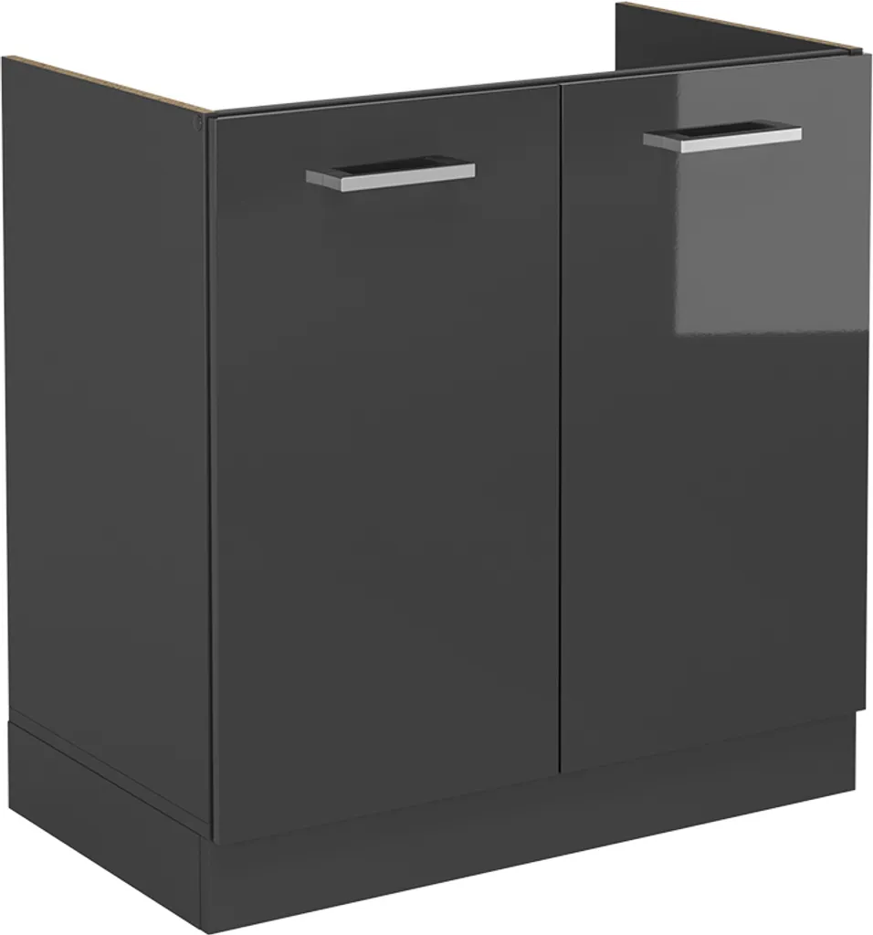 Mobile Sottolavello Vicco R-Line 80 cm Antracite | Funzionale e Versatile