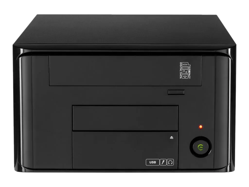 Inter-Tech MI-008 Mini ITX Case - Essenziale, Nero, USB 3.0 | 88881332 - 5