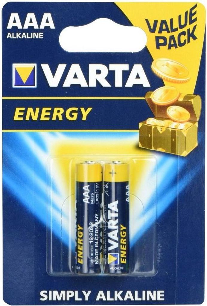 Alkalibatterie Varta R3 (Aaa) 2 Stück Energie