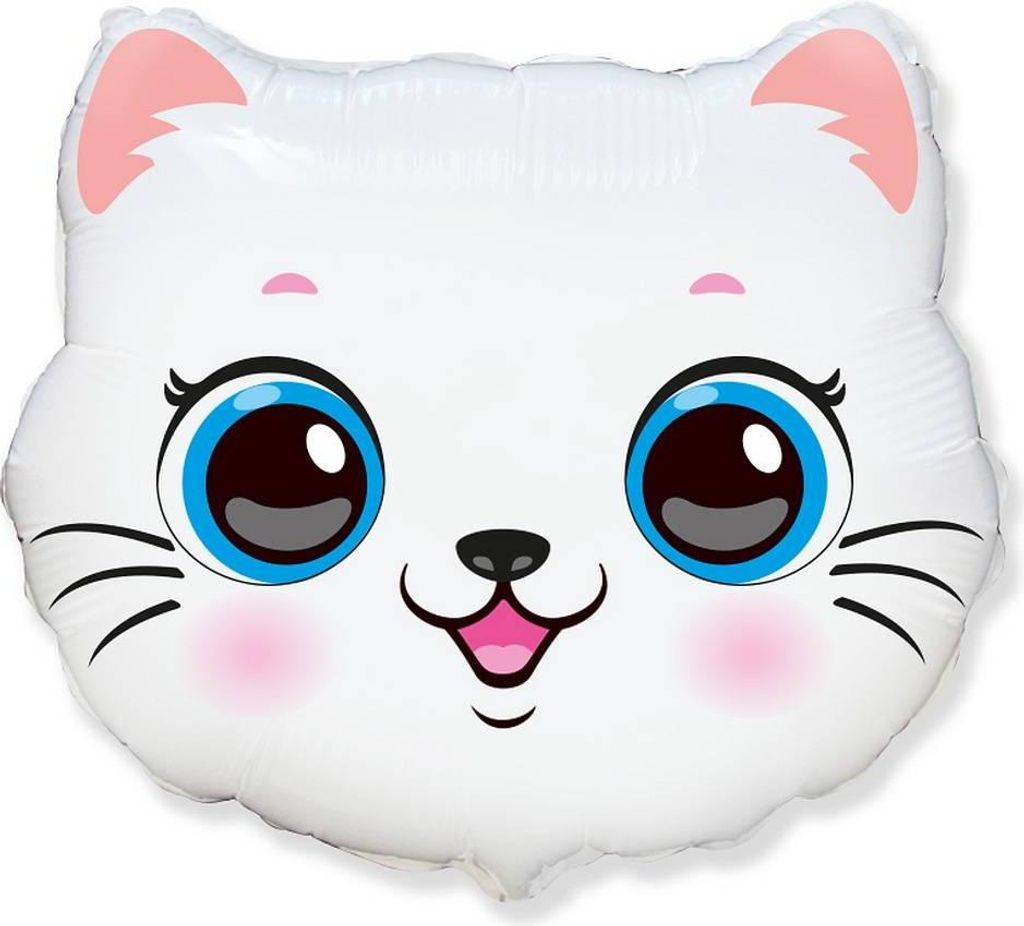 Balon Foliowy Kotek, głowa, 57 cm Zdjęcie produktu 
