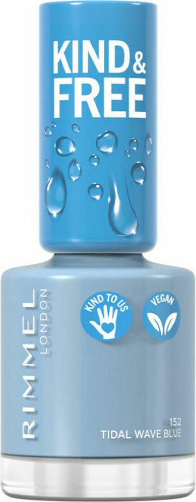 Rimmel London KIND & FREE Vegan Nagellak – 152 Tidal Wave Blue
