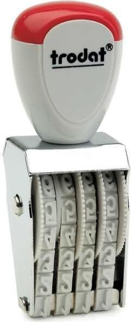 WEDO Stempel Zahlen 5mm 4stellig. 1554 Produktbild 