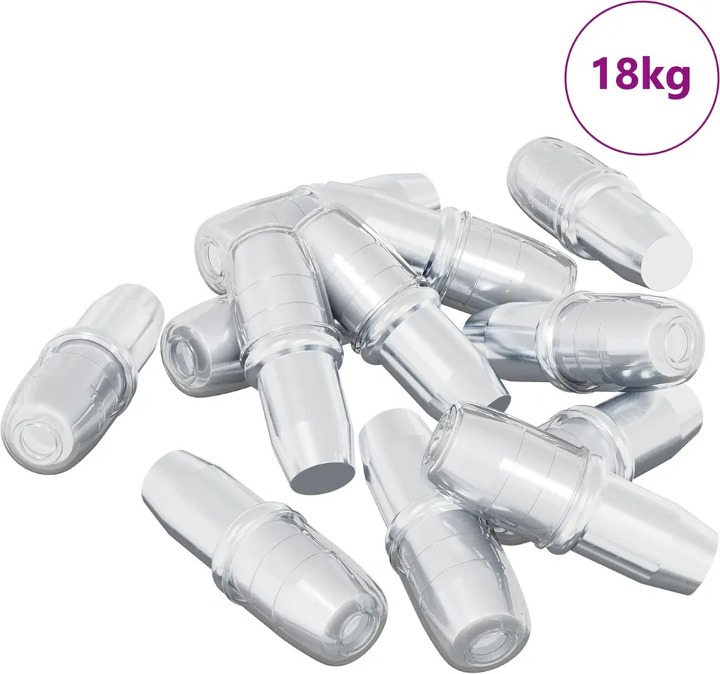 Supports d'étagère en fer argenté 7x16 mm, pack de 7200 pièces