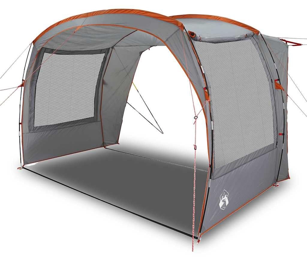 vidaXL Tenda per auto grigio e arancione impermeabile Immagine del prodotto 