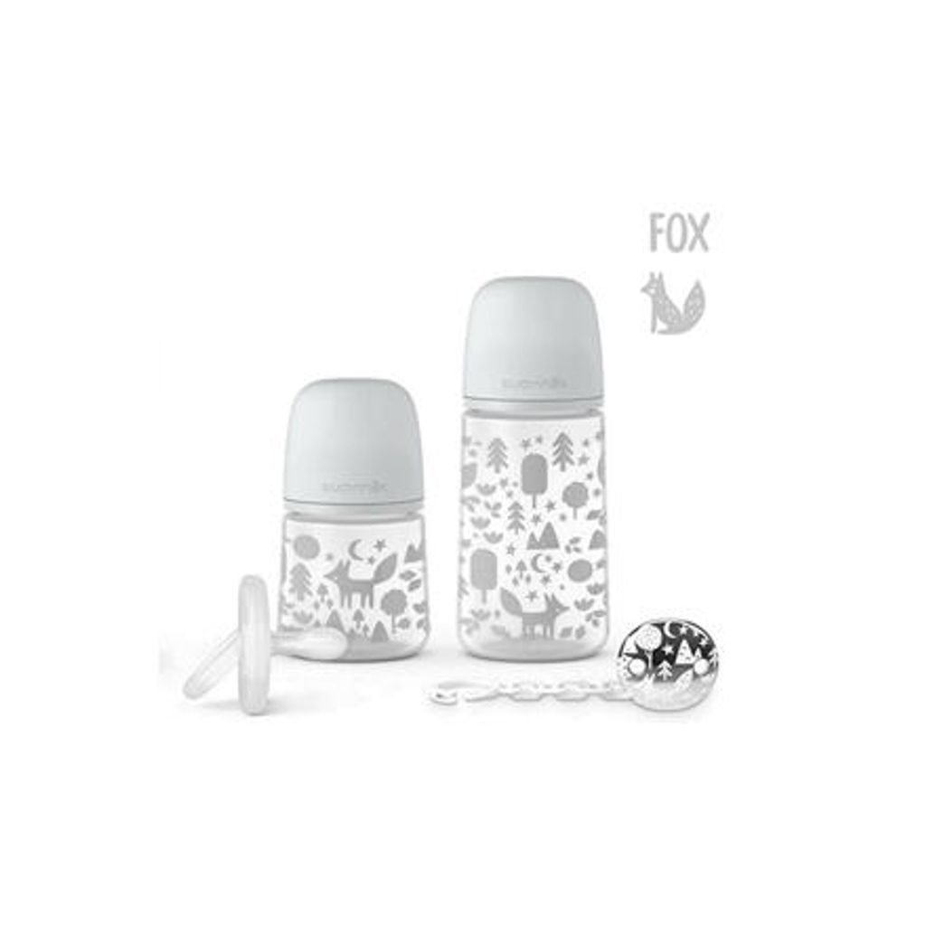 Suavinex Babypflege-Set mit Flaschen, Schnuller & Clip, Produktbild 