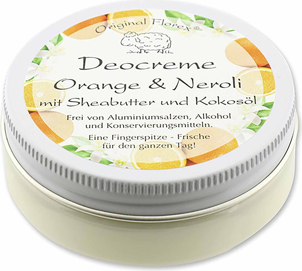 Florex Deocreme 40ml Orange & Neroli Produktbild 