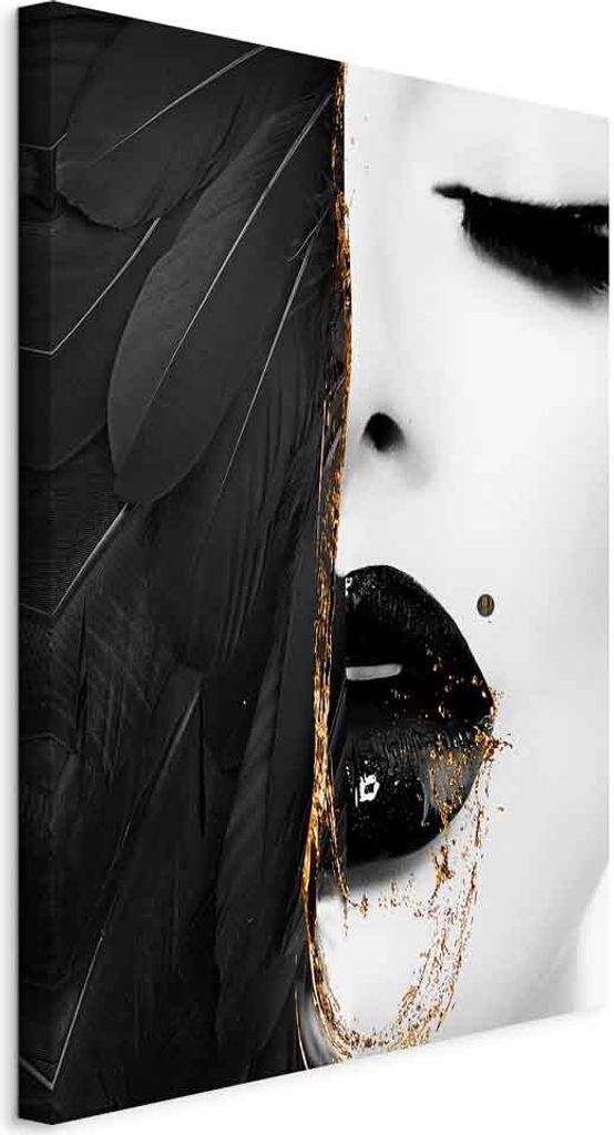 Italienischer Leinwand Leinwandbild - Angel's Look (1 Part) Vertical 40x60 cm Menschen h-C-0203-b-a