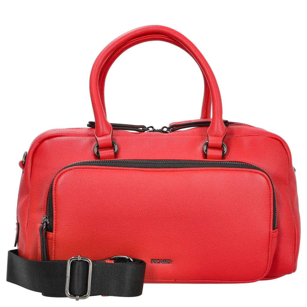 PICARD borsetta borsa a tracolla Multi Shopper Lipstick rosso - 6
