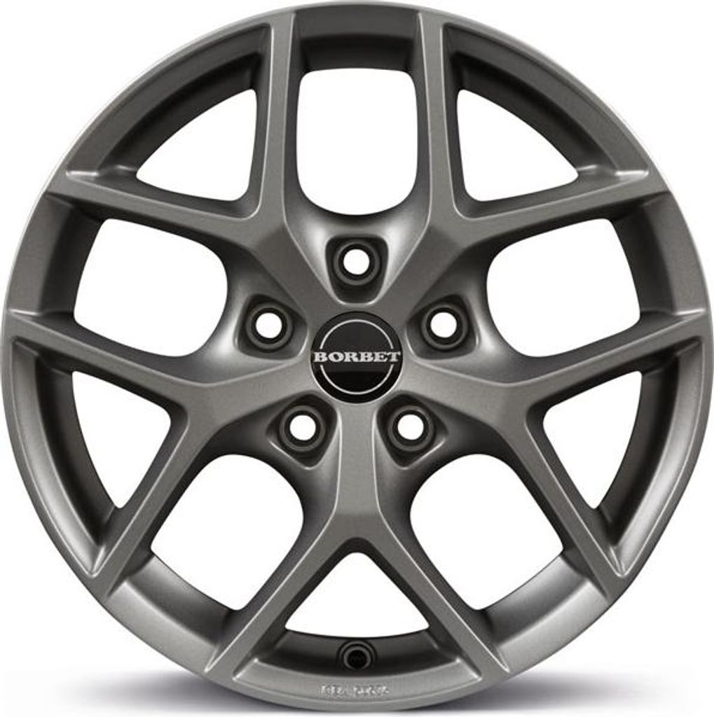 4x Borbet Felge Y titan matt 7,0x17 ET40 5x114.3 4051665052978 Y 70740114,3572,5TM kompatibel mit Ford Escape, Maverick