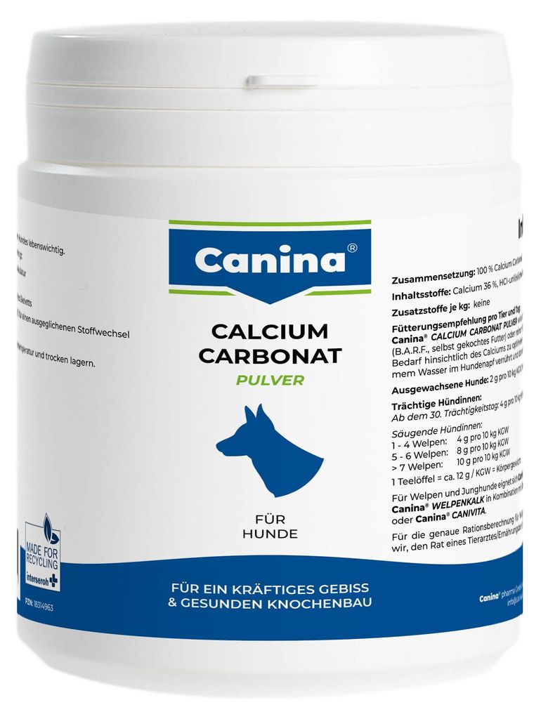 Canina Calcium Carbonat, Hund, Puder, Gesundheit der Produktbild 