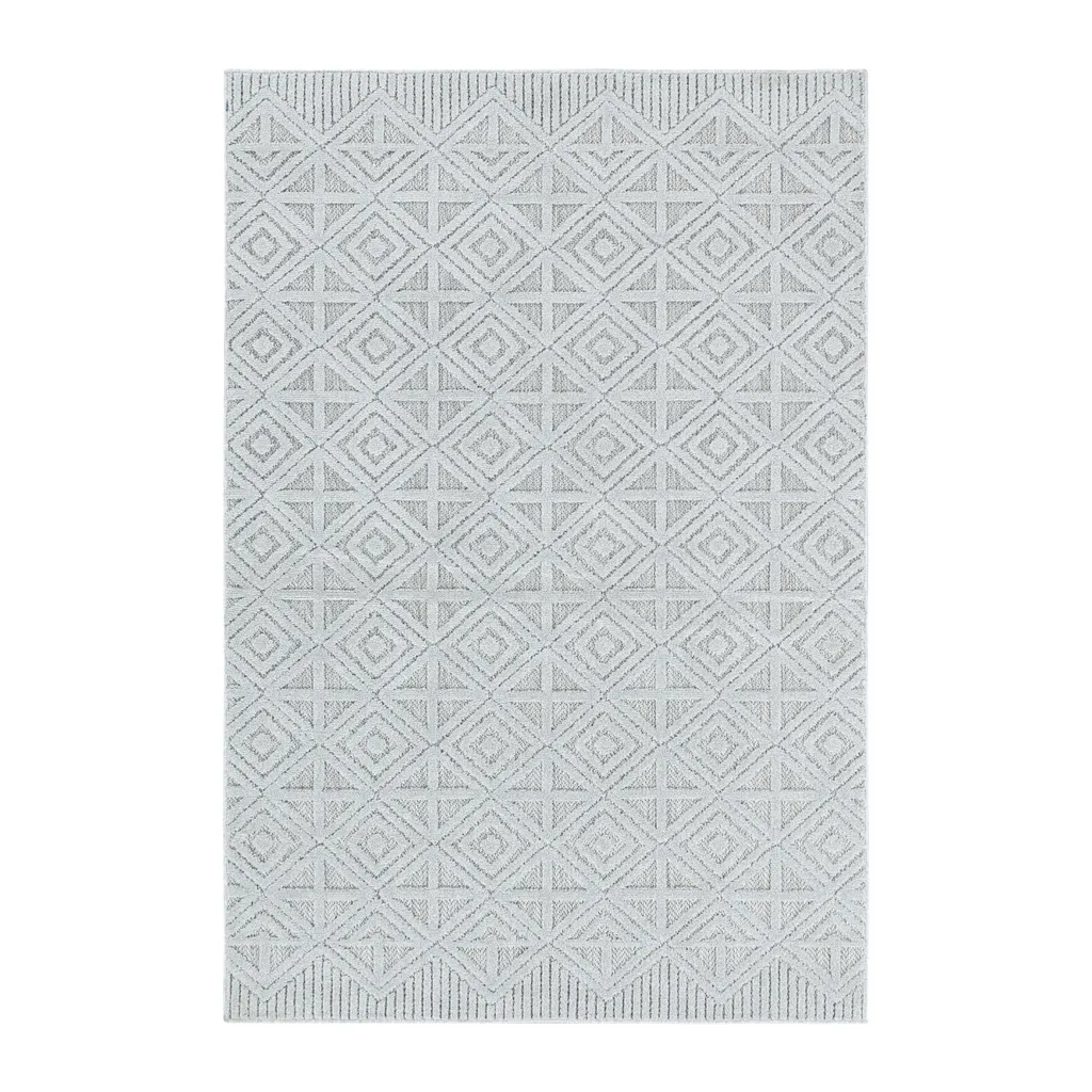 Tapis Gris Bahama 5156 140x200 - Tapis Résistant aux Intempéries et UV