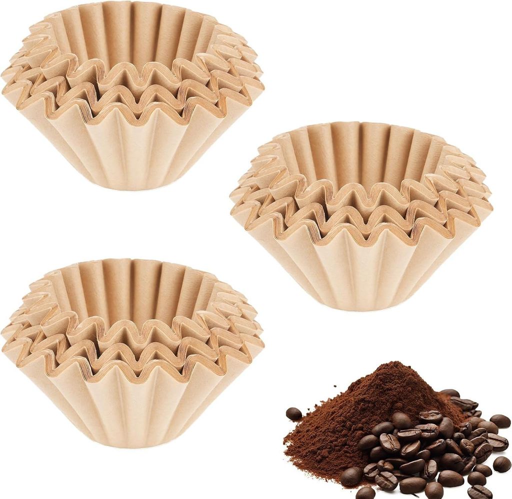 150 STK Korbfilter Kaffeefilter Papier,Korbfiltertš¹ten,45/155 mm Kaffefilter Kaffee Filter Kaffeefilterpapier,Coffee Filter Paper Bš¹ro Zuhaus...