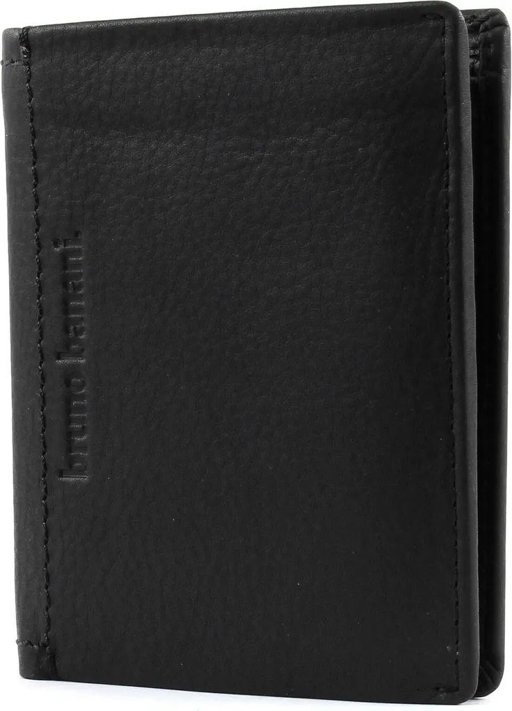 Porte-monnaie Cuir Noir Arizona Wallet High avec Rabat et Multi-fentes