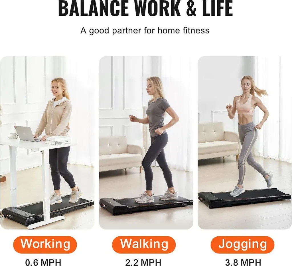 Tapis de marche plat pour bureau connecté avec télécommande sans fil - 6