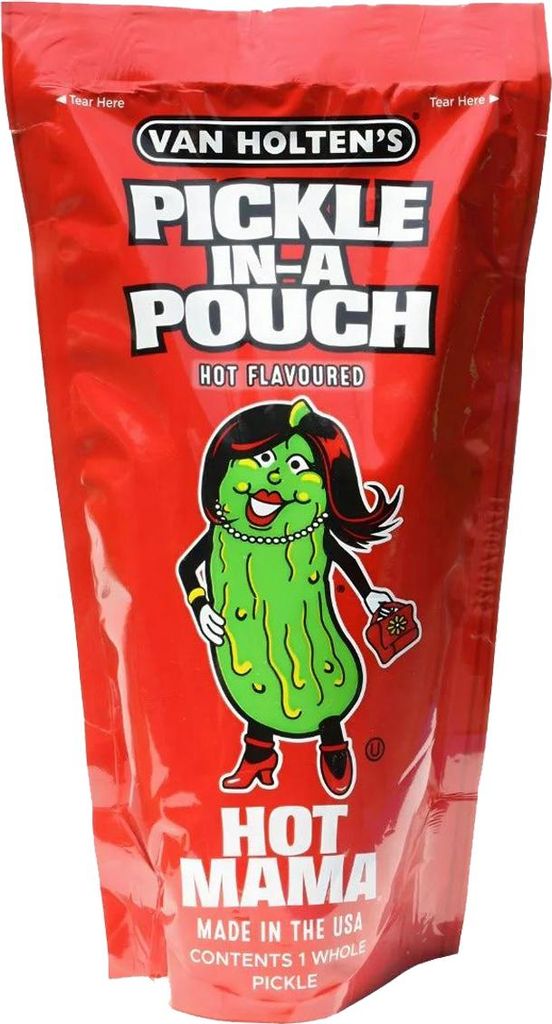 Van Holtens Hot Mama Pickel Jumbo Hot Flavoured Riesen Gurke 306g