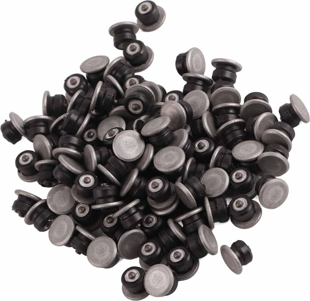 100 Stück Reifenspikes, silberfarben, hochfest, rutschfest, umweltfreundliche Hartmetall-Spikes für LKW