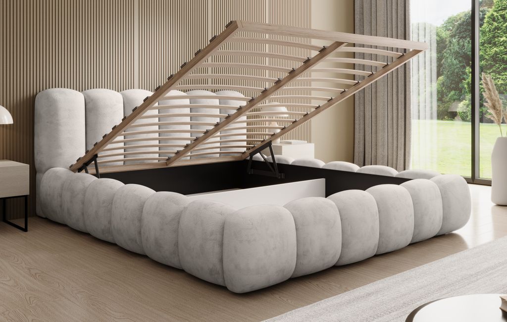 QUARTO Exklusives Polsterbett FLOW 180x200 cm – Produktbild 3