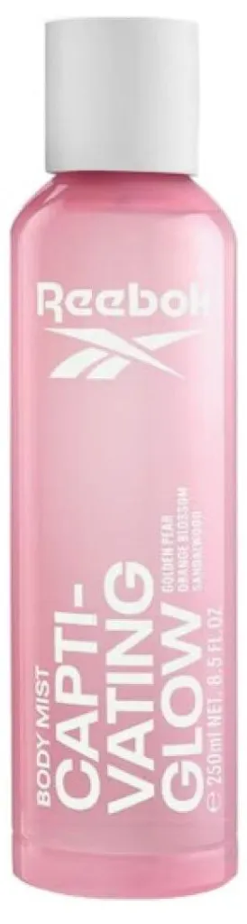 Reebok Capti-Vating Glow 250 Brume Parfumée pour Corps de 250ml