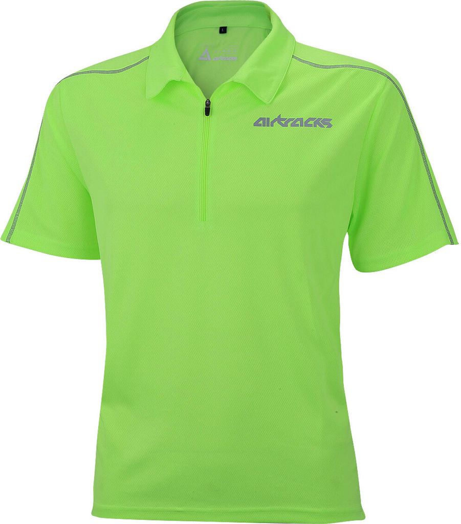 Airtracks Fahrradtrikot Kurzarm Air Tech Neon S