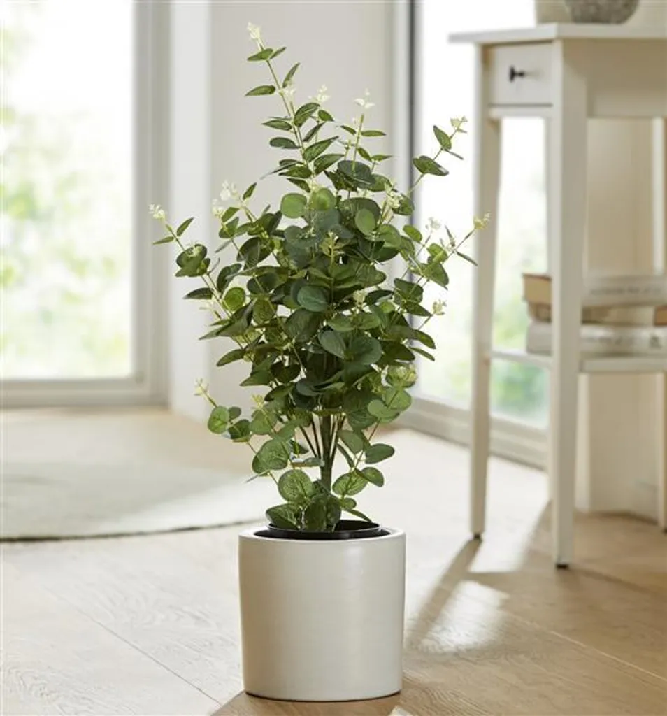 Plante Eucalyptus artificielle 65 cm - Décoration sans arrosage