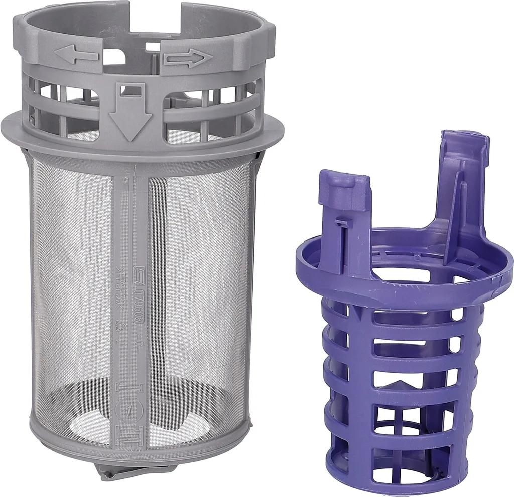 Ensemble tamis Beko 1796090700 anti-résidus pour vaisselle propre