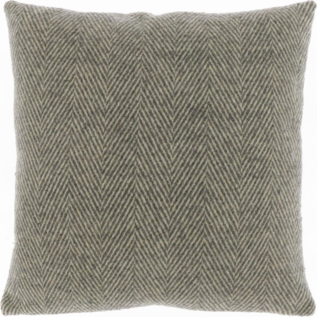 Unique Living | Dekokissen Kros 45x45cm Schlossgrau | Dekokissen Wohnzimmer oder Schlafzimmer