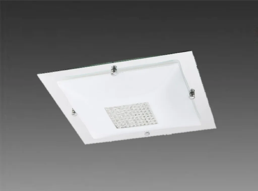 Lampada a Soffitto Vetro Rabalux 2468: Design Minimal e Luce Soft