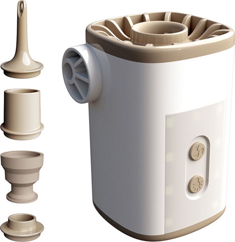 Winzige tragbare elektrische Pumpen mit Lampe Outdoor-Zubehör für Schwimmringe