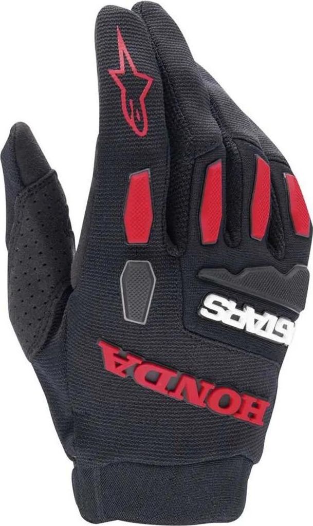 Alpinestars Honda Full Bore Offroad-handschuhe Schwarz XL / Short Mann Schwarz XL