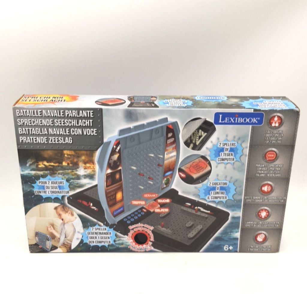 Gioco da tavolo Lexibook NAVAL BATTLE (FR) Immagine del prodotto 