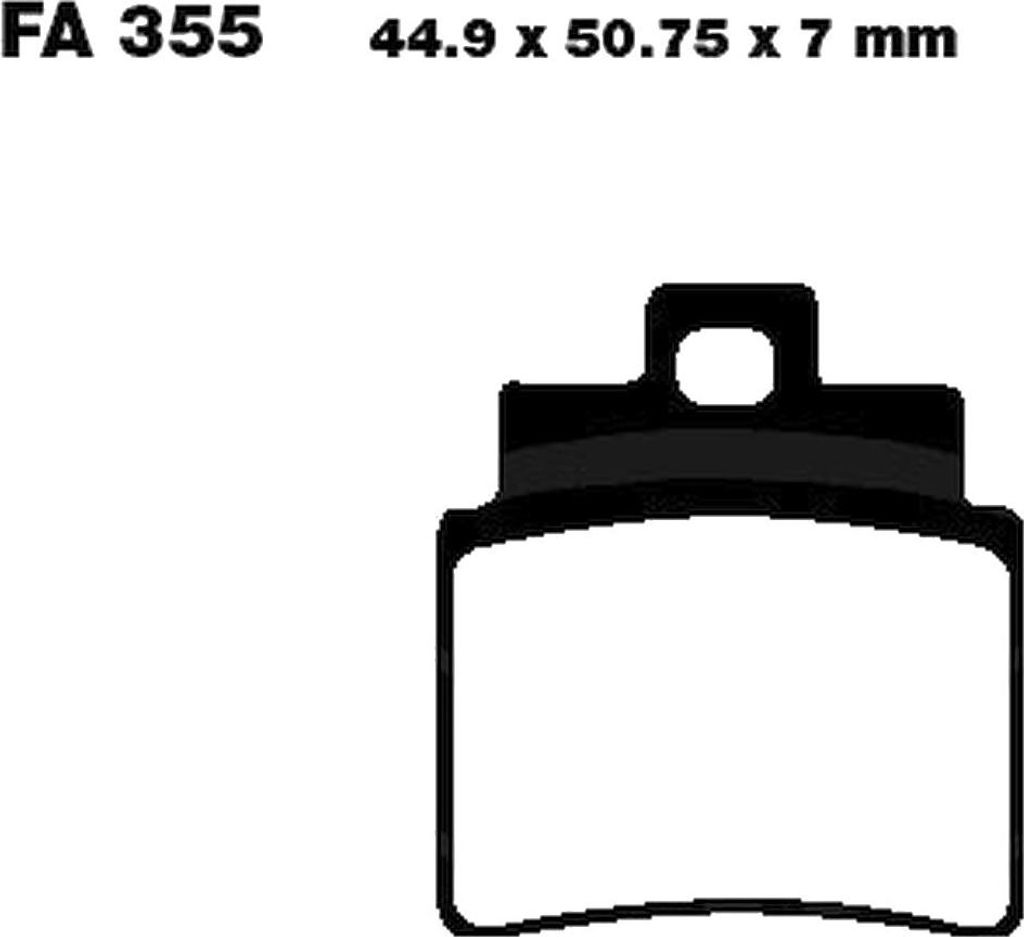 Bremsbeläge Vorderrad für SYM GTS 250 ie Joymax CBS Baujahr 2009-2010 Bremsklotz von EBC - Neu