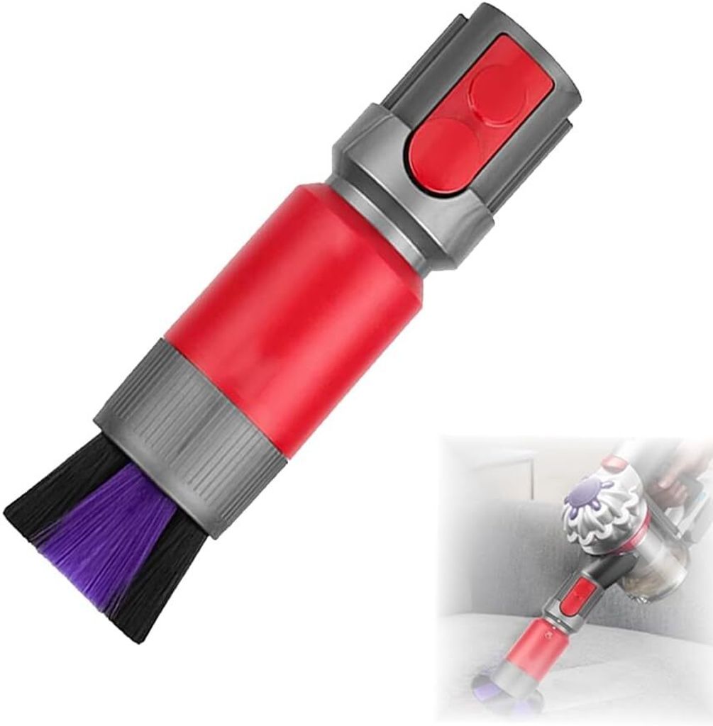 Staubbürste für Dyson Outsize, Rückstandsloser Staubpinsel für Dyson V7 V8 V10 V11 V15, Kratzfreie Staubbürste für Dyson Staubsauger