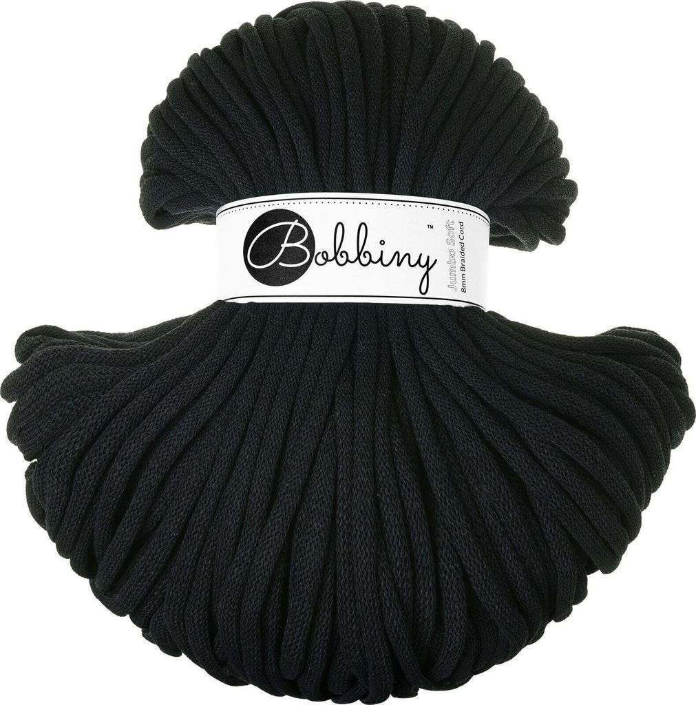 Bobbiny Jumbo 8 mm 100 m Black Špagát Obrázok produktu 