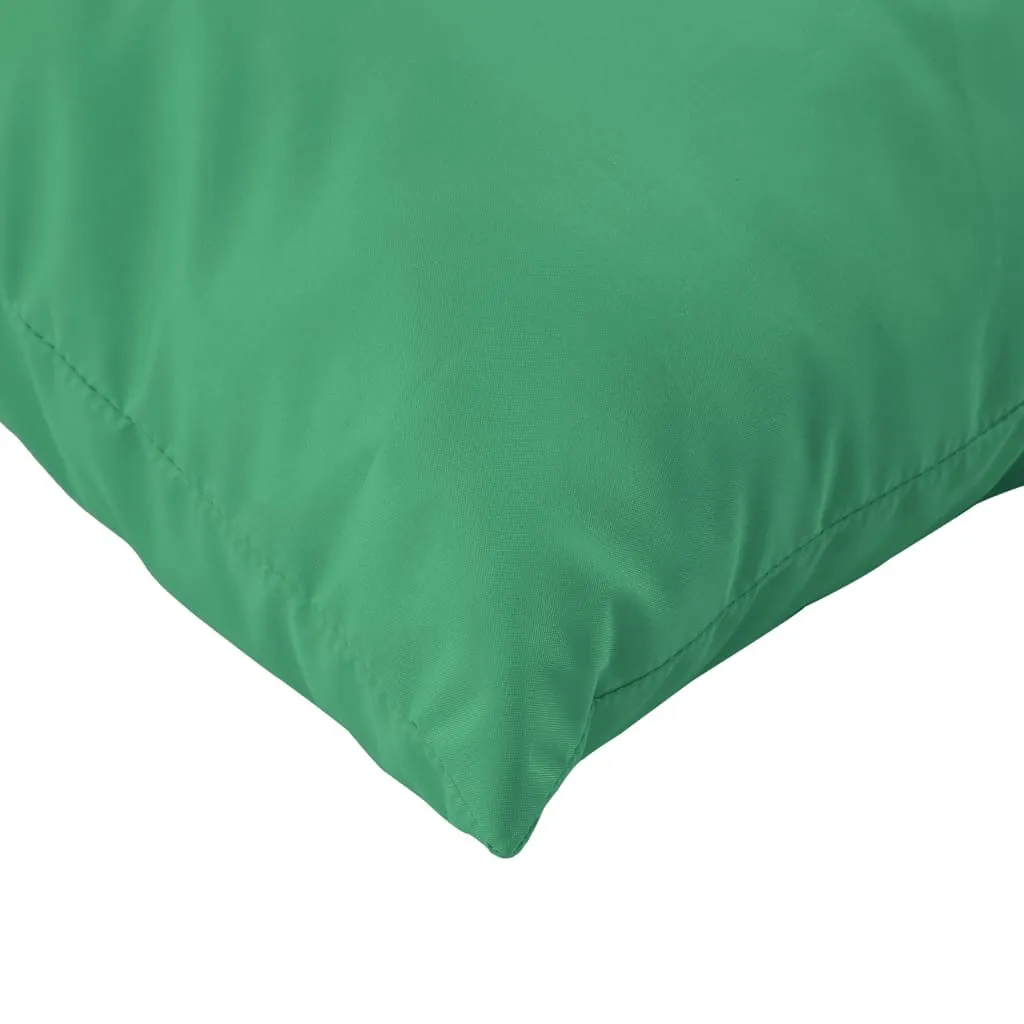 Coussin de palette Vert confortable et durable - Solution salon de jardin