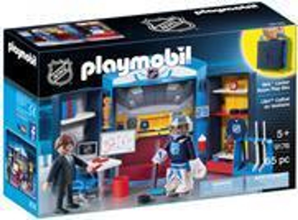 PLAYMOBIL NHL Locker Room Play Box (9176) (9176) Produktbild 