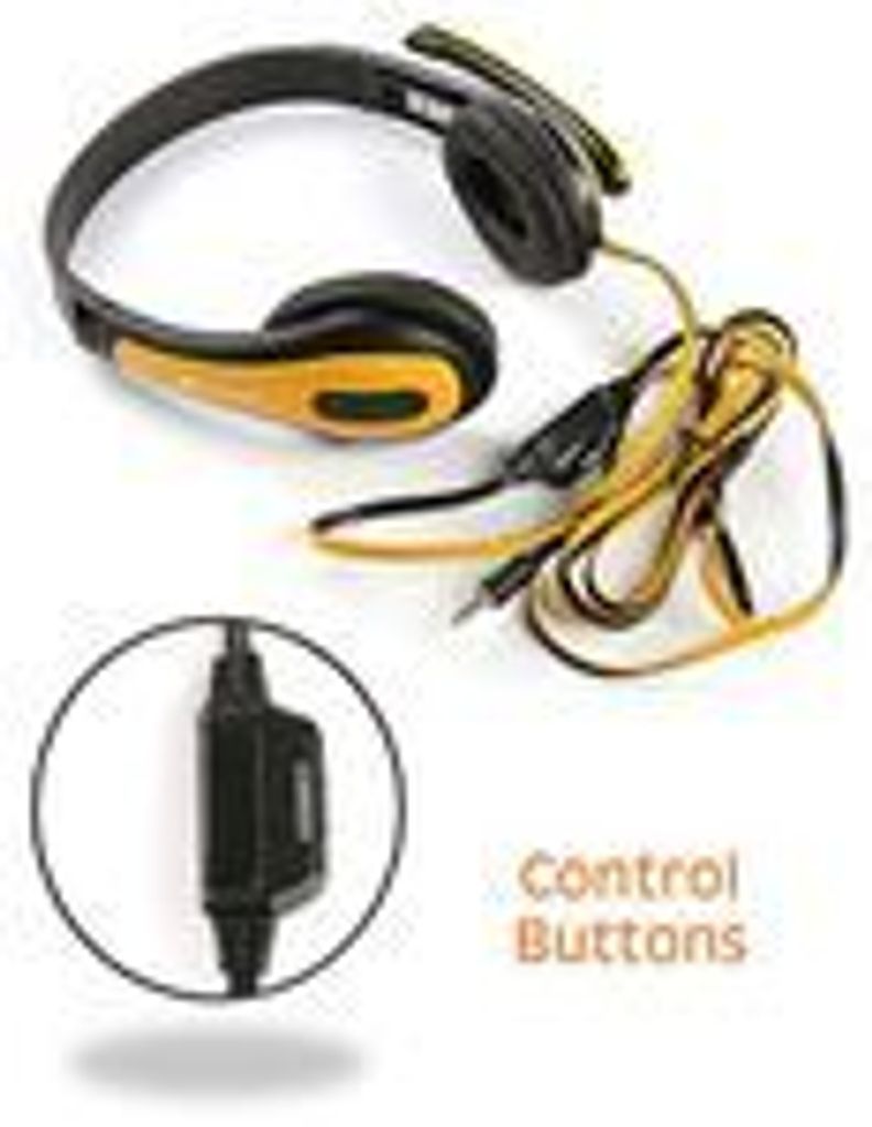 CANYON HSC-1 PC-Headset-Mikrofon 2 m Schwarz - Gelb