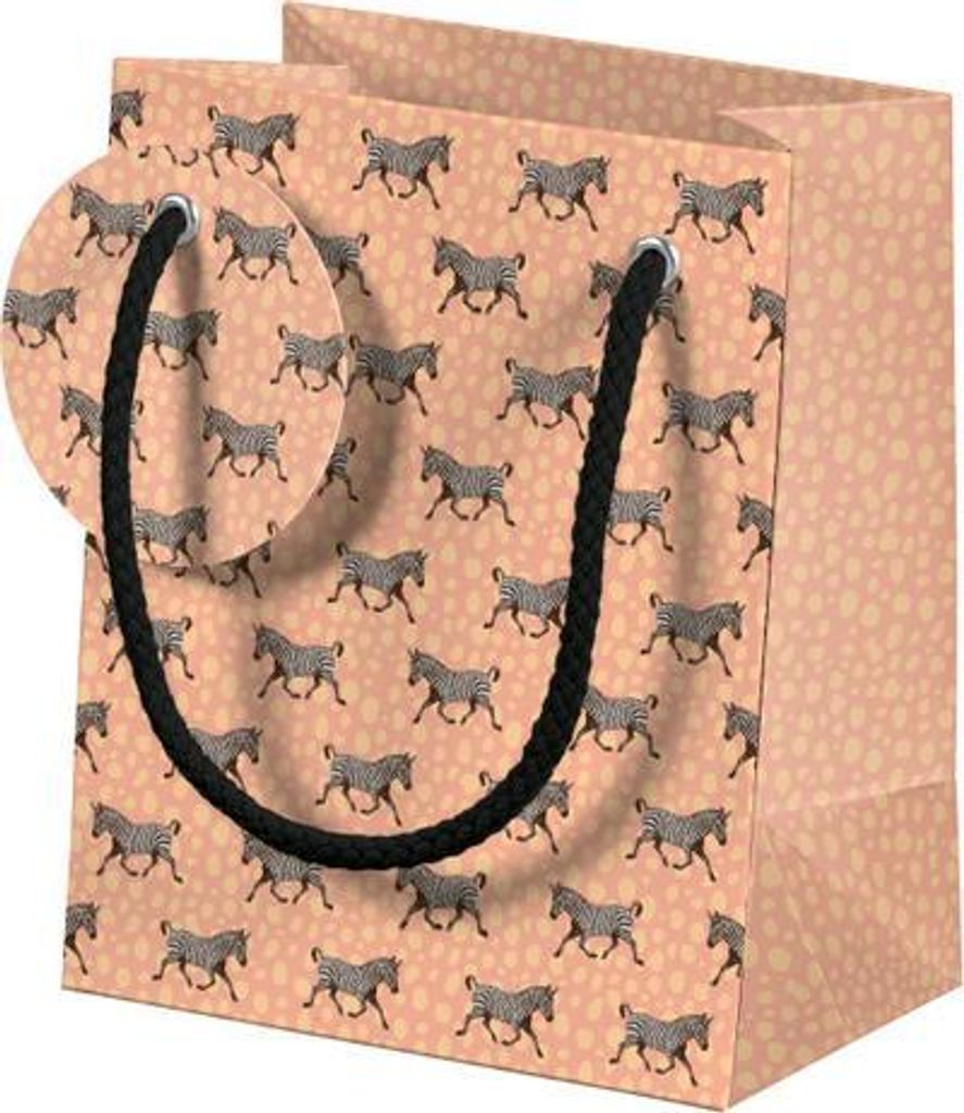 Die Tiere Afrikas Geschenktüten-Set Motiv Zebra Produktbild 