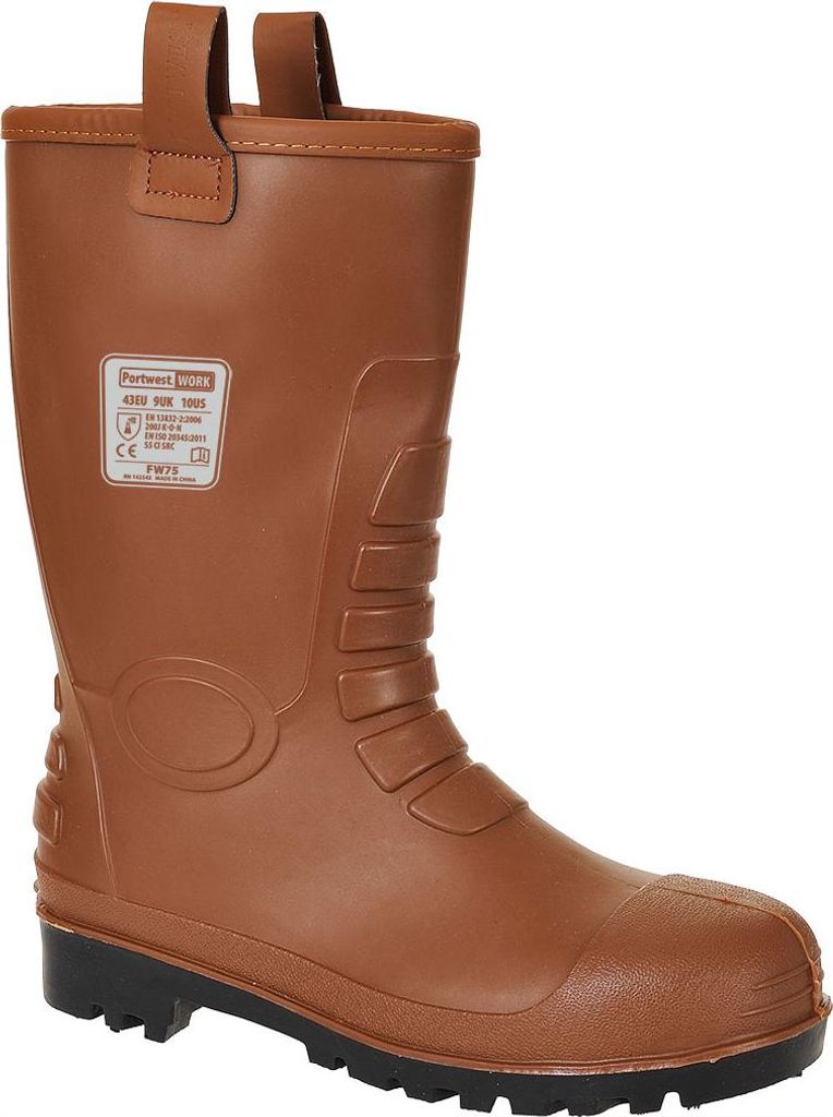 Portwest FW75 Neptune Rigger Sicherheitsstiefel S5 CI Tan Gr. 46