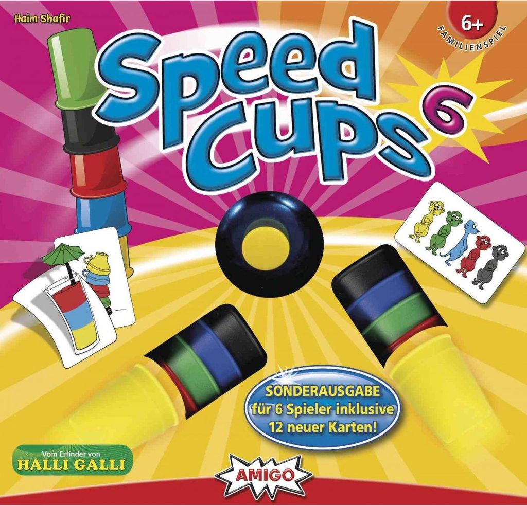 Amigo Speed Cups 6 Ein tolles spannendes Spiel für die Produktbild 