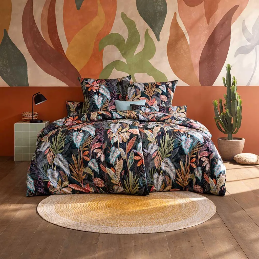 Linge de lit satin mako Estella 135x200 anti-plis et douceur extrême