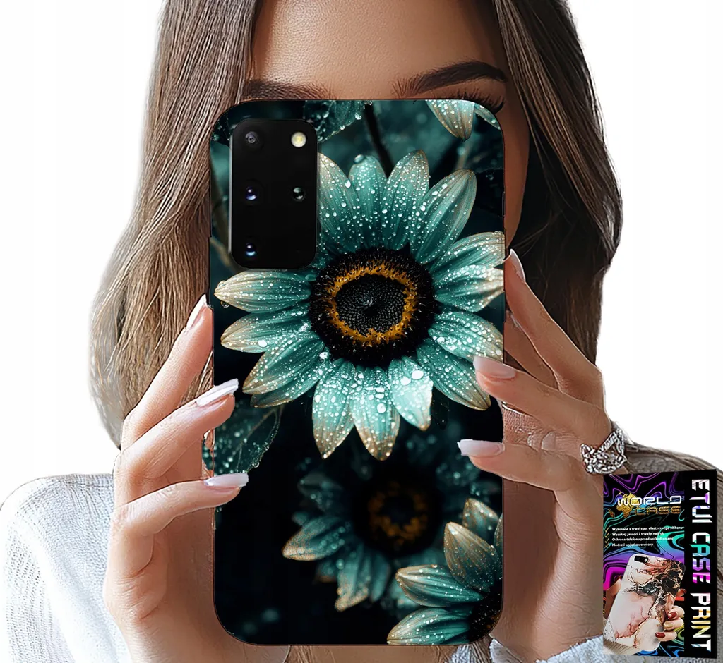 Custodia Protettiva S20 Plus Gerbera Blu - TPU Anti-Urti e Lamina