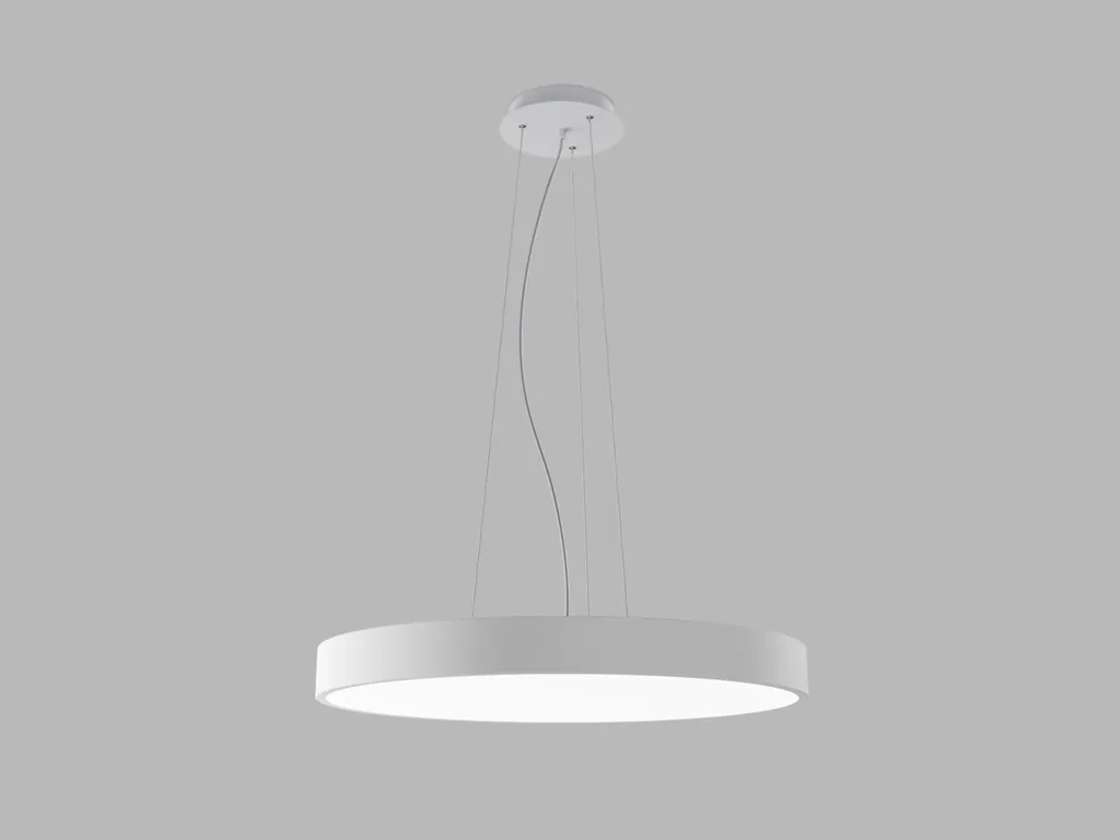 Suspension LED MONO SLIM P-Z CRI90 Ø600mm 60W Blanc Dimmable TRIAC