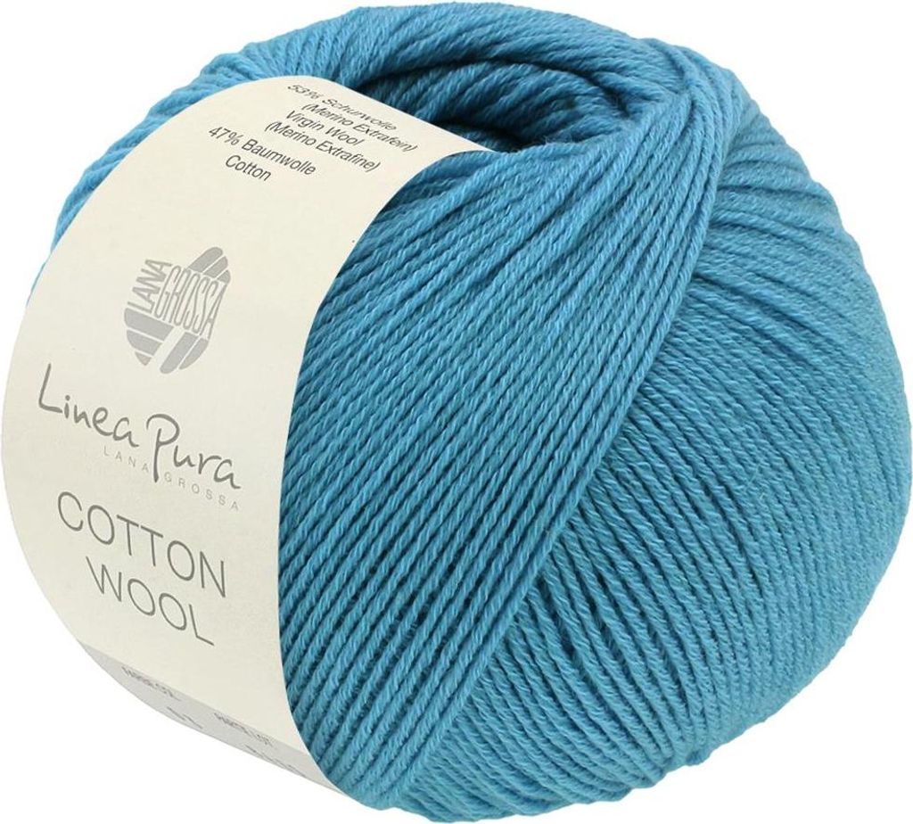 Lana Grossa - Baumwolle Wool 0033 aqua Produktbild 